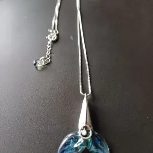 Dolphin tail with silver