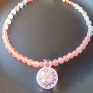 Pink Wildflower Necklace