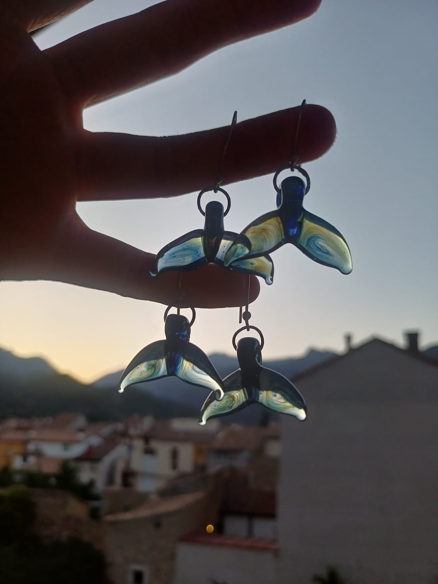 Dolphin Tail Earrings - Image 3