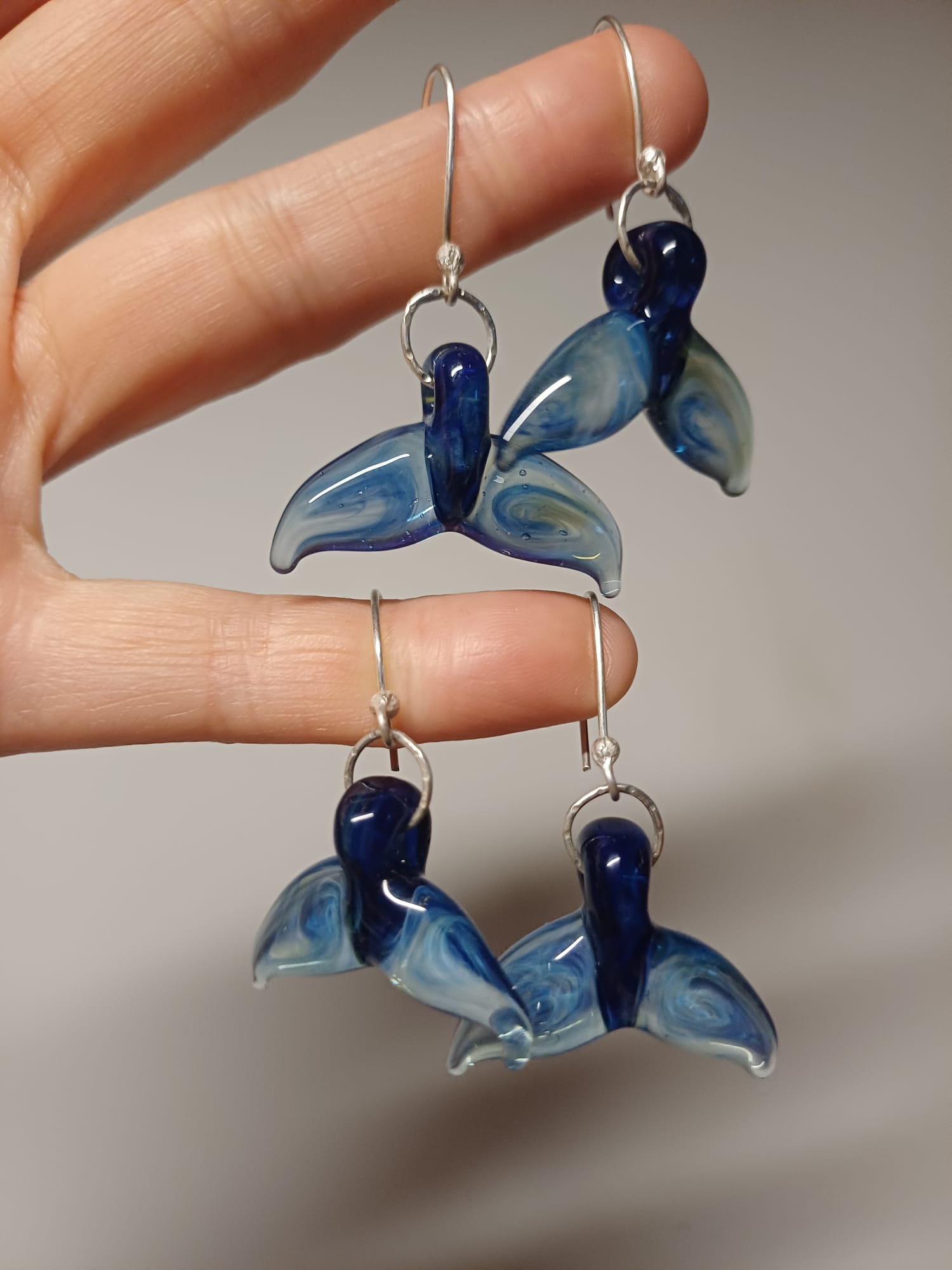 Dolphin Tail Earrings - Image 4