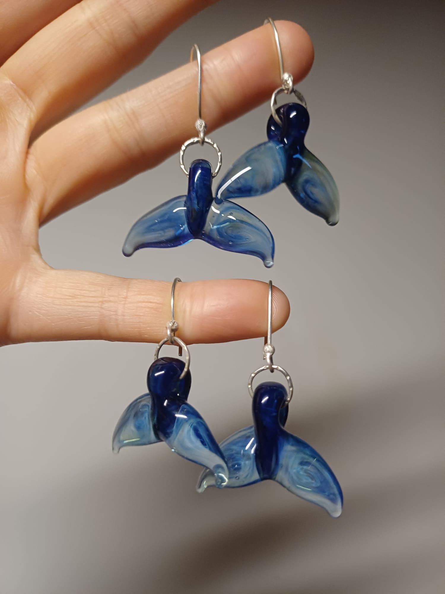 Dolphin Tail Earrings - Image 2